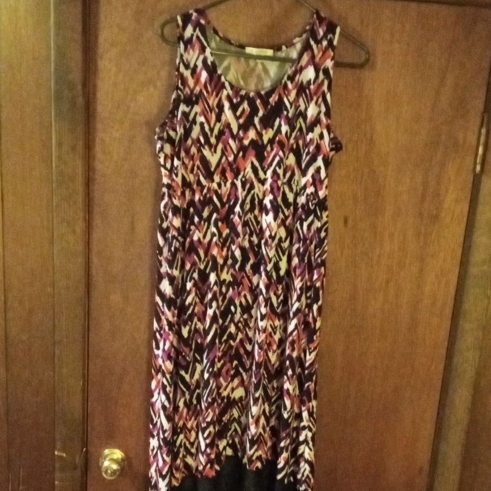 Studio Works Multicolor Abstract Maxi Dress